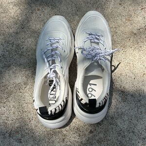 White and Black Women’s Sneakers